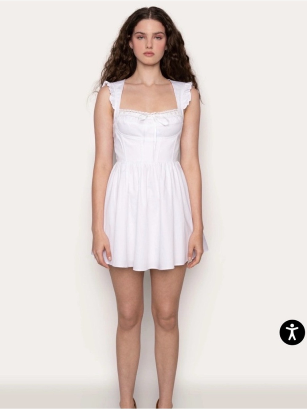 Guizio Bustier Corset Flare Dress